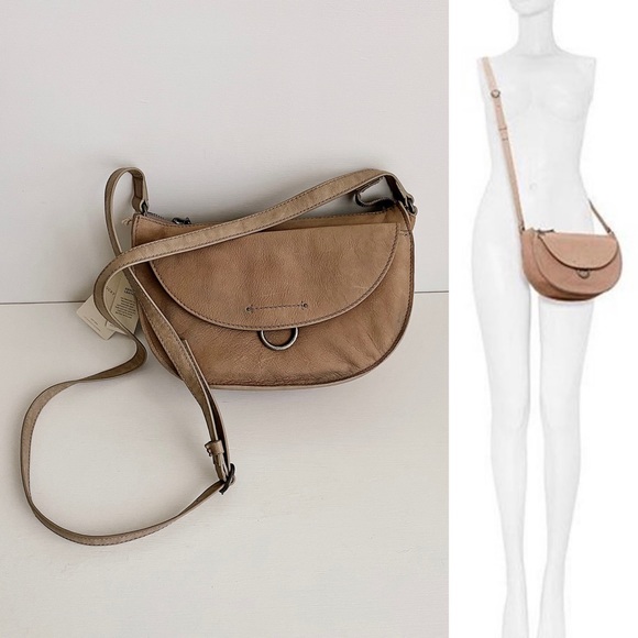 Lucky Brand Handbags - ✨New LUCKY BRAND Vala Leather Crossbody Bag Cinder